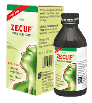 ZECUF HERBAL COUGH REMEDY (SUGAR FREE) 100ML